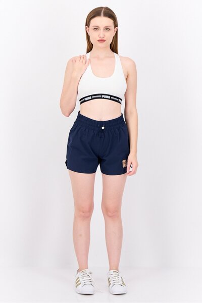 Puma x First Mile Women Sportswear Fit Brand Logo Training Shorts, Navy