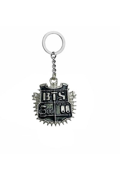 Herşey Nota Minimal Bts Army Metal Keychain – K-Pop Fan Accessory