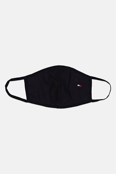 Tommy Hilfiger Men Embroidered Logo Face Mask, Navy