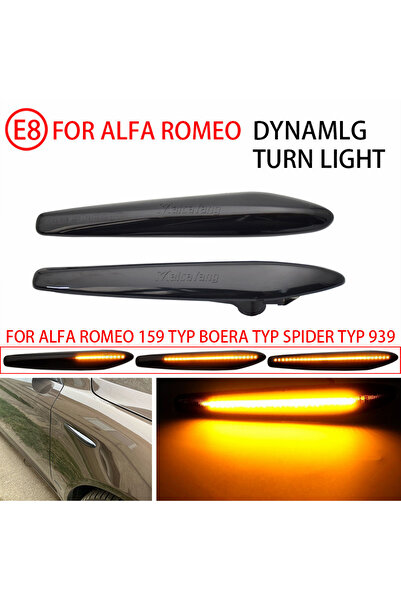 Choice ضوء علامة جانبية ديناميكي مدخن مكون من قطعتين لسيارة ألفا روميو بويرا ...
