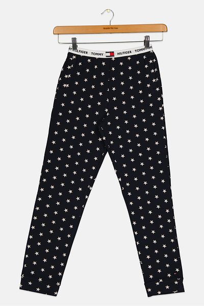 Tommy Hilfiger Kids Girl Allover Print Jogger Pants, Multicolor