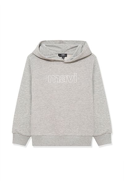 Mavi Γκρι φούτερ με λογότυπο - 6s10090-80196