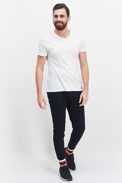Tommy Hilfiger X Miffy Men Brand Logo Drawstring Jogger Pants, Navy