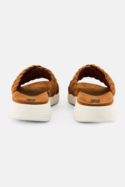 XTI Women Slip On Slippers, Brown