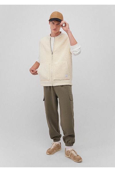 Mavi Ecru Sherpa Vest Loose Fit / Loose Relaxed Fit 0S10262-70057