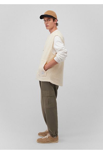 Mavi Ecru Sherpa Vest Loose Fit / Loose Relaxed Fit 0S10262-70057