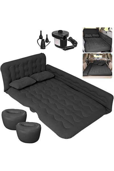 ET-LIFE مرتبة هوائية قابلة للنفخ لمقعد السيارة الرياضية متعددة الاستخدامات، س...