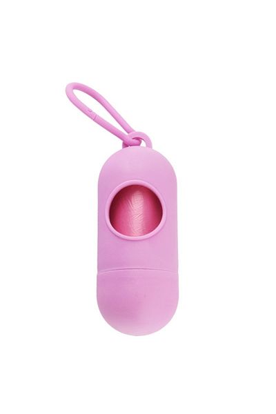 OEM Set dozator de pungi si rola cu 15 pungi igienice pentru caini si pisici, clema agatare, plastic, ro