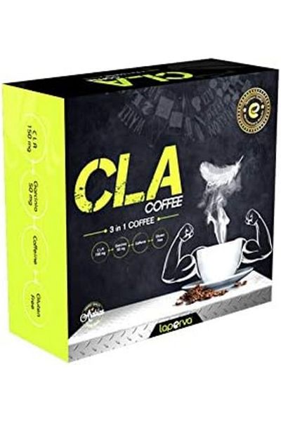 Laperva قهوة Cla 3 في 1، قهوة مبتكرة مع حمض Cla وغارسينيا كامبوغيا - 20 كيسًا