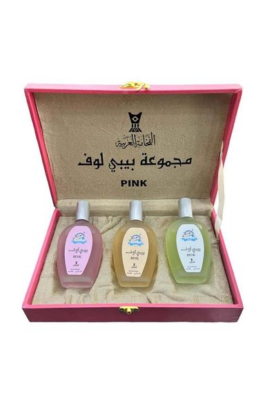 genric Baby Pink Perfume 3 Pieces (Luxury)