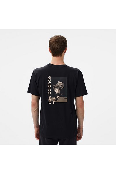 New Balance Mnt1509 Μαύρο Ανδρικό T-Shirt