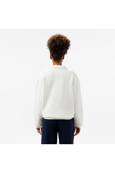 Tommy Hilfiger Tjm 1/4 Zip Towel Patch Polo Men's White Sweatshirt