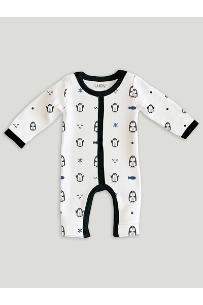 luay 100% Cotton Full Sleeves Printed Baby Romper,Bodysuit for Baby Girls & Baby Boy 12-18 M (PO2)