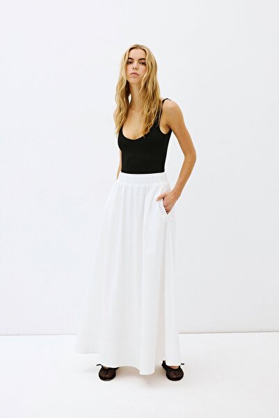 VATKALI Flounced Maxi Skirt - Premium Collection