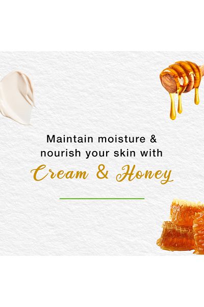 Himalaya Cream & Honey Nourishing Soap 125g | Moisturizing Herbal Bath Bar for Soft & Smooth
