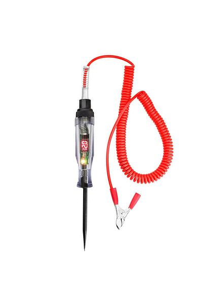 Choice1 3-36V Red 3-36V DC Car Truck Voltage Circuit Tester Digital Display Electric Pen Probe Pen Light Bul