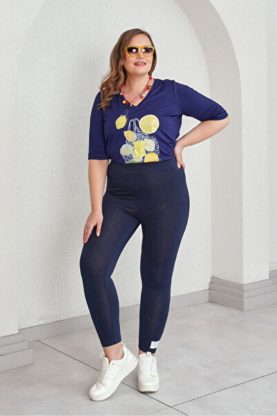 Büyük Moda Label Detail Combed Collecting Tights