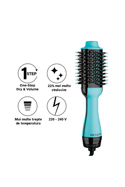 Revlon Fixed Electric Brush One-step Hair Dryer & Volumizer, Rvdr5222muke Mint