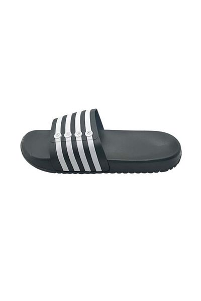 TECOS Men's Beach or Pool Slippers, ®, Black, Size 43, 26.5 Centimeters, Lightweight