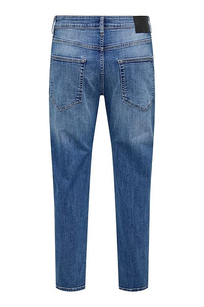 Only & Sons Onsyoke Stretch βαμβακερό κανονική εφαρμογή κανονική μέση ίσια τζιν Ανδρικό τζιν παντελόνι 22032896