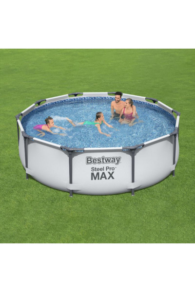 BESTWAY حوض سباحة بإطار فولاذي احترافي 305×76 سم - 26-56406