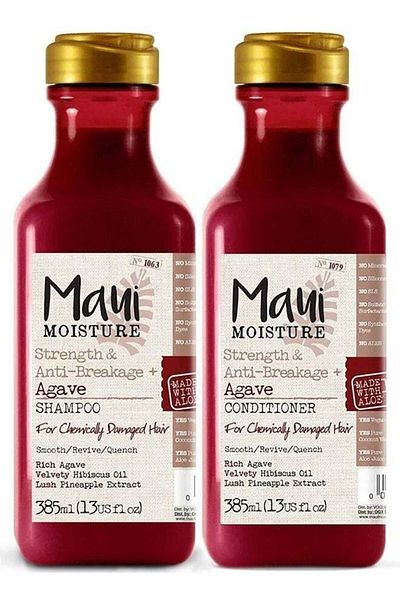 Maui Moisture Strength & Anti Breakage Agave Shampoo & Conditioner Kit