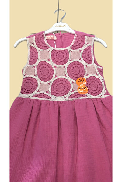 MODA AÇELYA Embroidered Muslin Dress