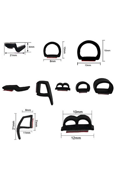 Techmaster Araç Büyük D Fitil Kapı Altı Kenarı Kaput Bagaj Ses Önleyici 5mt