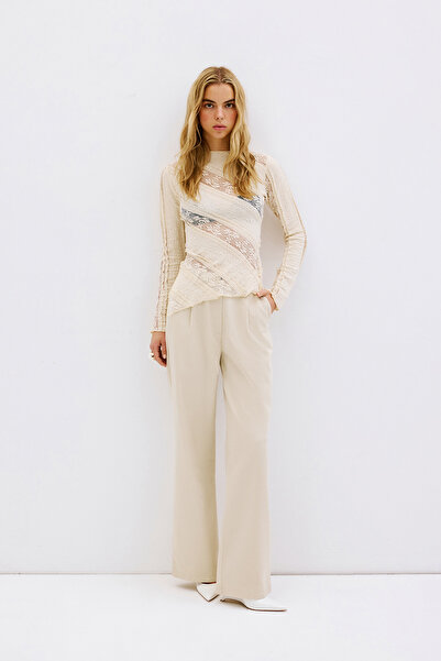 VATKALI Bej palazzo pantolon