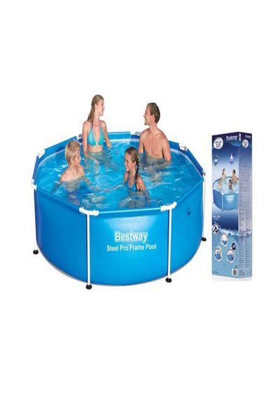 BESTWAY Steel Pro Frame Pool 244X61Cm-26-56431