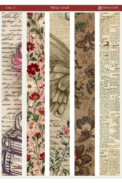 MirayDesign 1 autocolant tematic cu panglică 12x17 cm |   Pentru planificator...