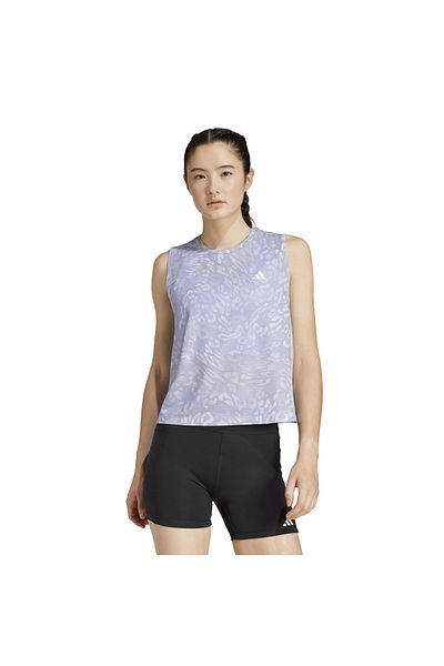 adidas Otr E Aop T Γυναικείο γκρι μπλουζάκι για τρέξιμο Γυναικείο μπλουζάκι για τρέξιμο Jd7763