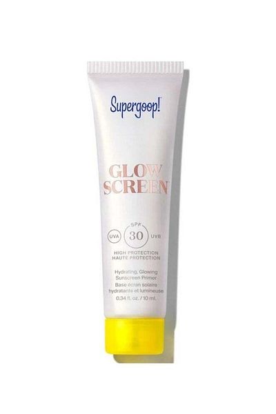 SUPERGOOP! Supergoop! Glowscreen SPF 30 10ml – Hydrating Sunscreen & Radiant Primer with Broad Spectrum