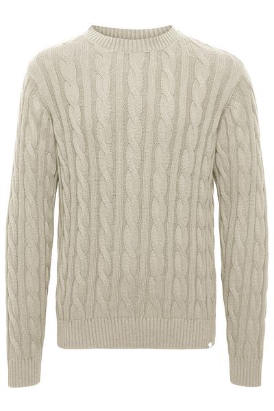 Solid Men's Sweater 21107899 Beige