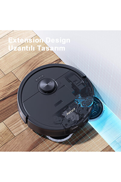 Air Bot Airbot Robot Süpürge X40 Ultra 17000 Pa Emiş Gücü,Gelişmiş AirGPT Yapay Zekâ Sistemi