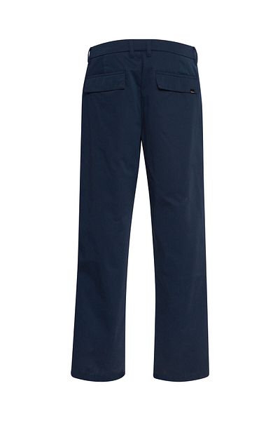 Solid Pantaloni din material textil pentru bărbați 21107039 Bleumarin
