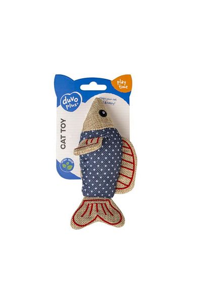 Duvo + Retro Blue Shark Blue Cat Toy