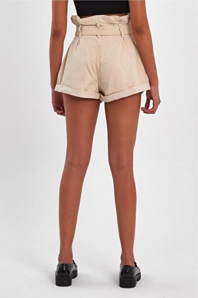 ALEXANDERGARDI Özel Koleksiyon Bağlamalı Denim Şort (4013K)