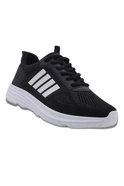 Weynes Unisex Μαύρο Λευκό Lace-Up WFL Casual Sneaker WSB4016