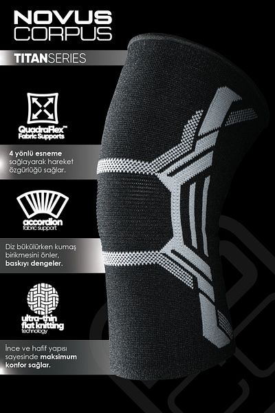 NOVUS CORPUS NO CO 2Pcs Fitness Sports Knee Pad Unisex Knee Sleeve Sports Training Support Running Gym Orthopedic Knee Brace