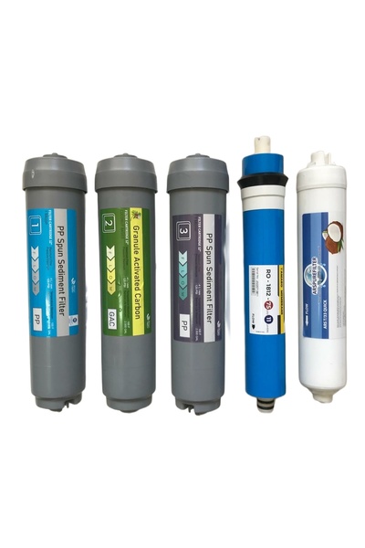 REVERSOSMOZARISU Su Arıtma Cihazı Kapalı Kasa Inline Quick Ekonomik Gri 5li F...