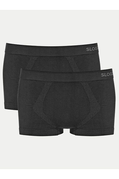 SLOGGI Set bărbătesc de 2 perechi de boxeri 10219624 Negru