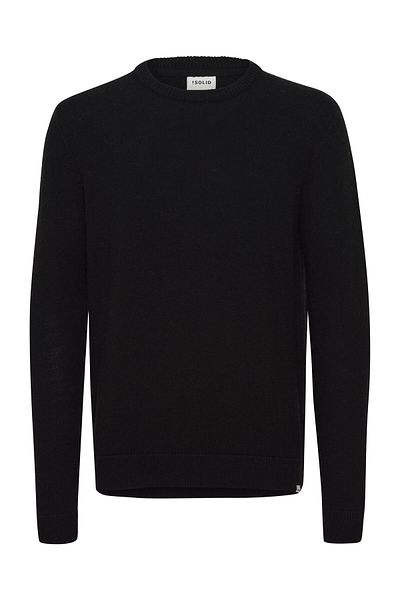 Solid Pulover bărbătesc 21107341 negru