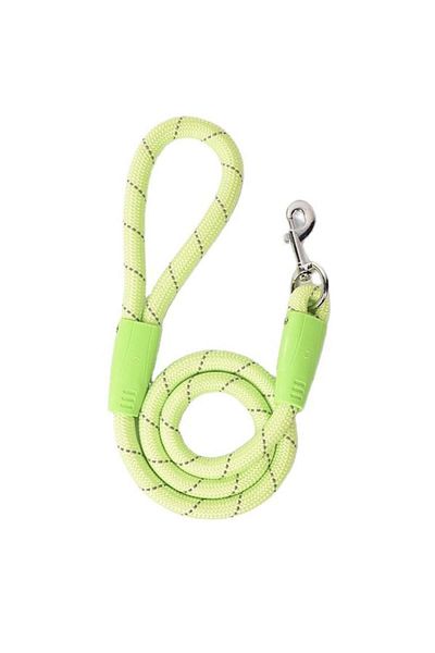 PUFO Comfort dog leash, 110 cm, carabiner system with swivel, durable, phosphorescent