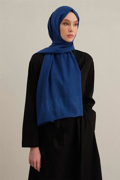 Armine Logo Drop Cotton Silk Shawl 12