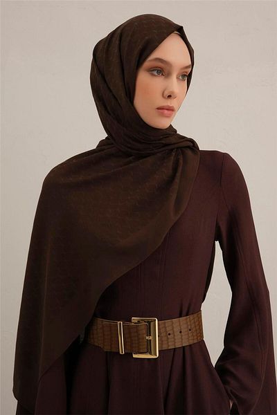 Armine Link Pattern Bamboo Cotton Shawl 10