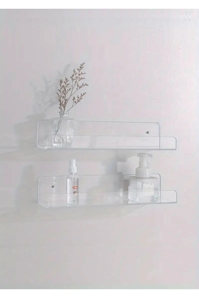 Nunamax Banyo Düzenleyici Pleksi Raf 20 Cm X 10 Cm