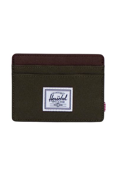 herschel محفظة تشارلي RFID للجنسين باللون البني