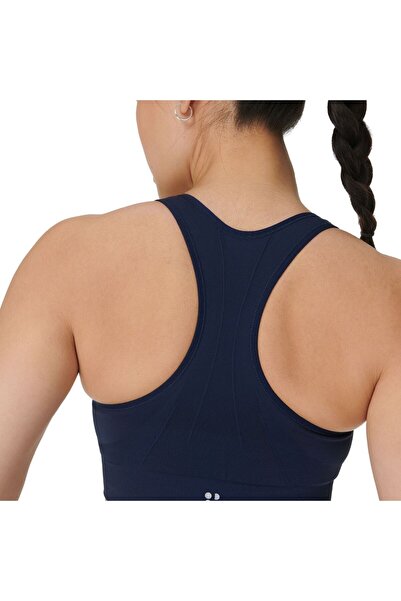 Sweaty Betty Stamina Seamless Sports Bra Women's Blue Fitness Bra Women's Fitness Bra