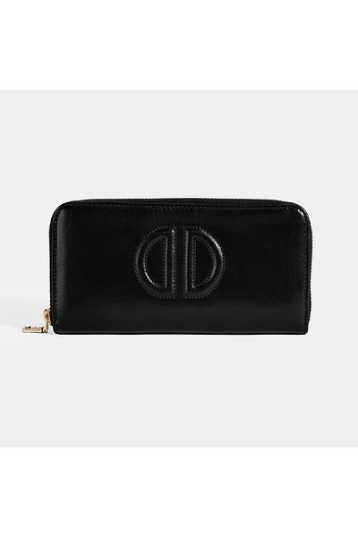Desa Women's Black Leather Wallet